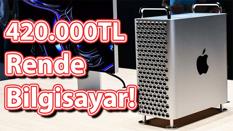 472.000 TL’lik Yeni Apple Mac Pro Sistem Toplama Görüntüsü