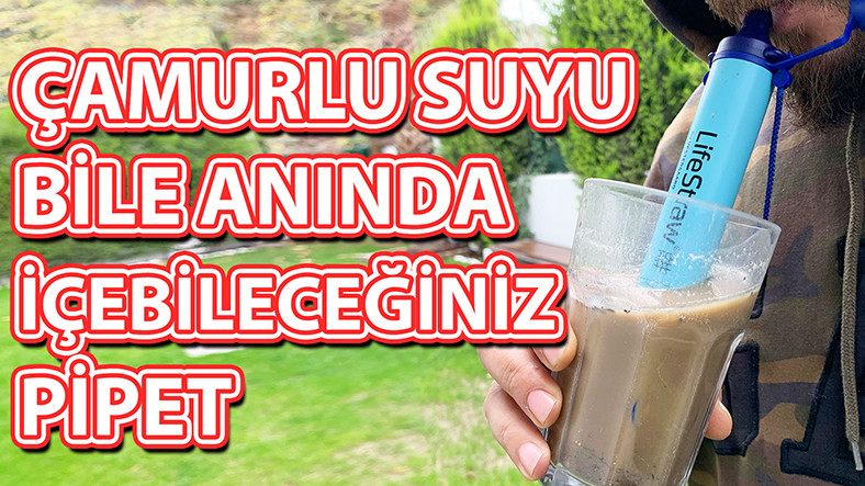 Çamurlu Suyu Anında İçilebilir Hâle Getiren Pipet İncelemesi