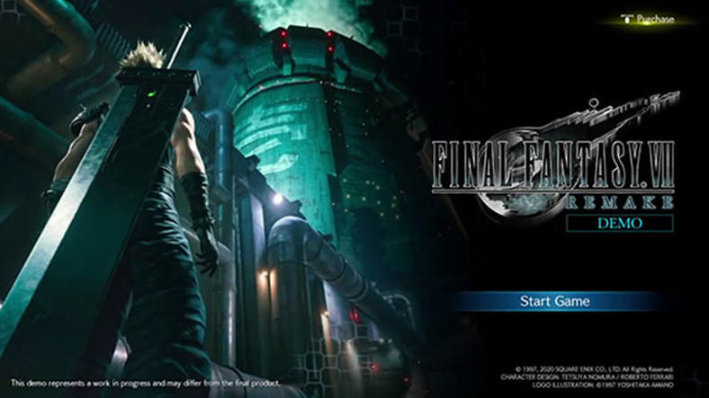 Final Fantasy VII Remake Demosunun Giriş Görüntüsü Sızdırıldı