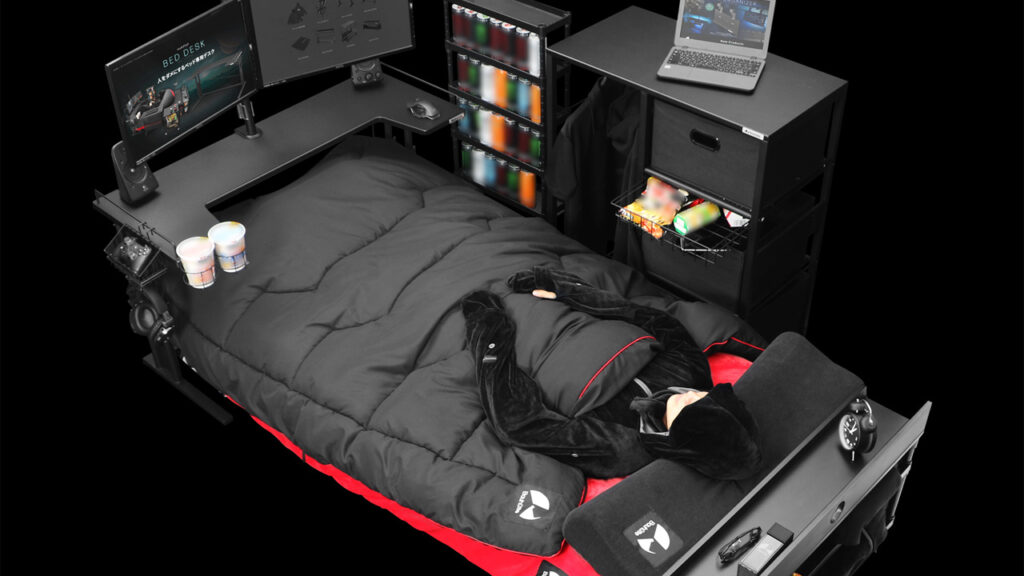 “Hepsi bir arada” oyuncu yatağı: Yerinizden bile kalkmayacaksınız!