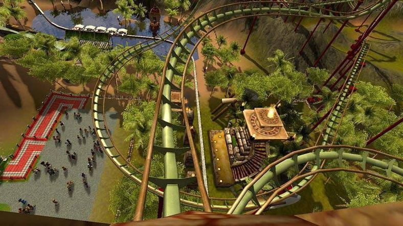 RollerCoaster Tycoon’da Yapılmış En Uzun Pist
