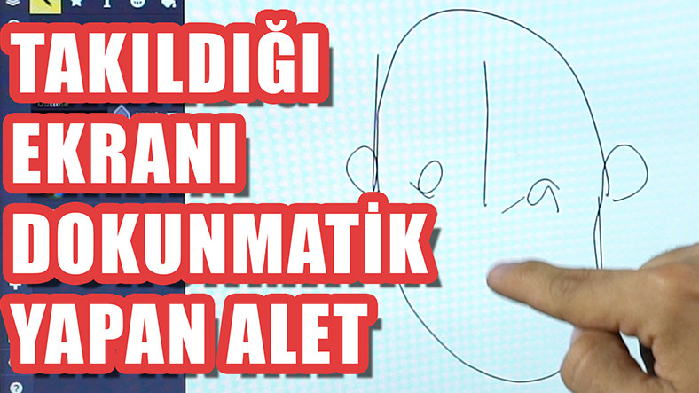 Standart Ekranları Dokunmatik Ekrana Çeviren Alet (Video)