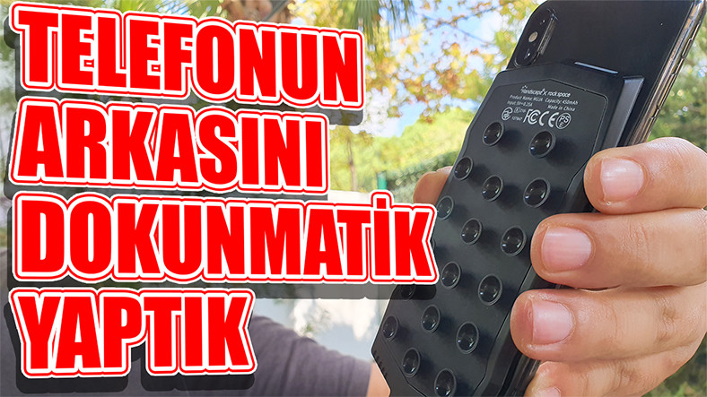 Telefonun Gerisini Dokunmatik Yapan Aygıtı İnceledik