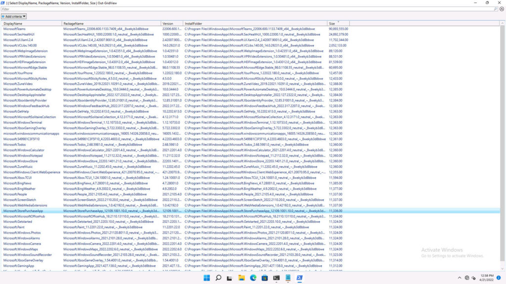 Windows 11’in evvelden yüklü olarak gelen uygulamaları, diskinizde ne kadar yer kaplıyor? Karşılık belirli oldu!