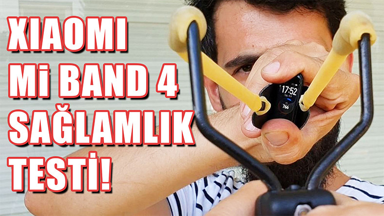Xiaomi Mi Band 4 Sağlamlık Testi
