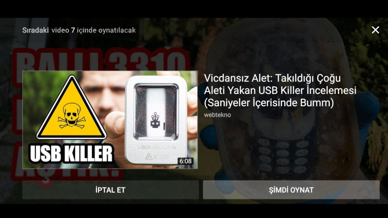 YouTube, ‘Sıradaki Görüntü Ekranı’nda Değişikliğe Gidiyor