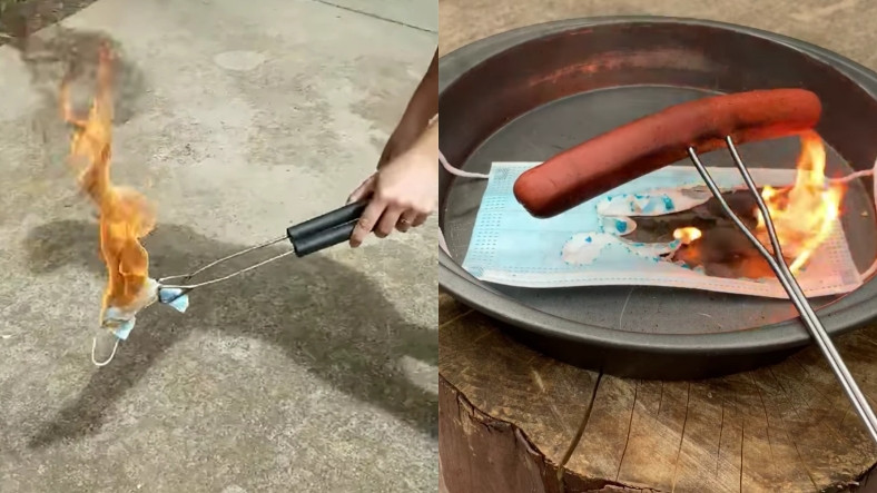 ABD’deki Maske Zorunluluğuna Karşı “Maskeleri Yakın” Daveti