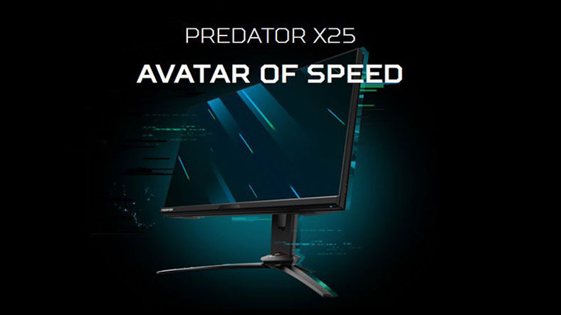 Acer, 360 Hz’lik Monitörü Predator X25’i Tanıttı
