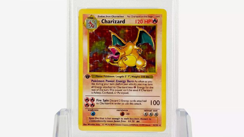Az Bir Charizard Kartı, Yaklaşık 184 Bin Dolara Satıldı