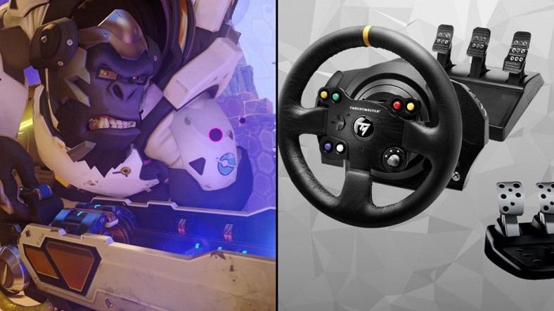 Bir Twitch Yayıncısı, Direksiyon Setiyle Overwatch Oynadı