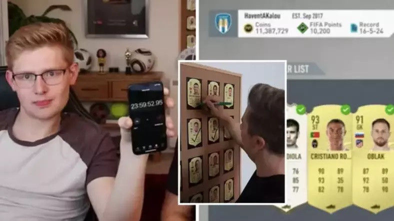 Bir YouTuber 24 Saat Boyunca FIFA 20 Paketi Açtı