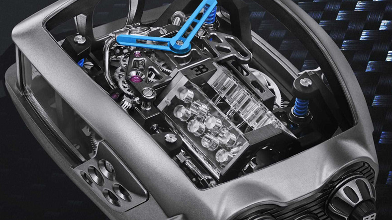 Bugatti Chiron’un W16 Motorunu İçeren, 2 Milyon TL’lik Saat
