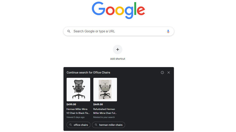 Chrome’un Yeni Sekme Sayfası, İncelenen Eserleri Gösterecek