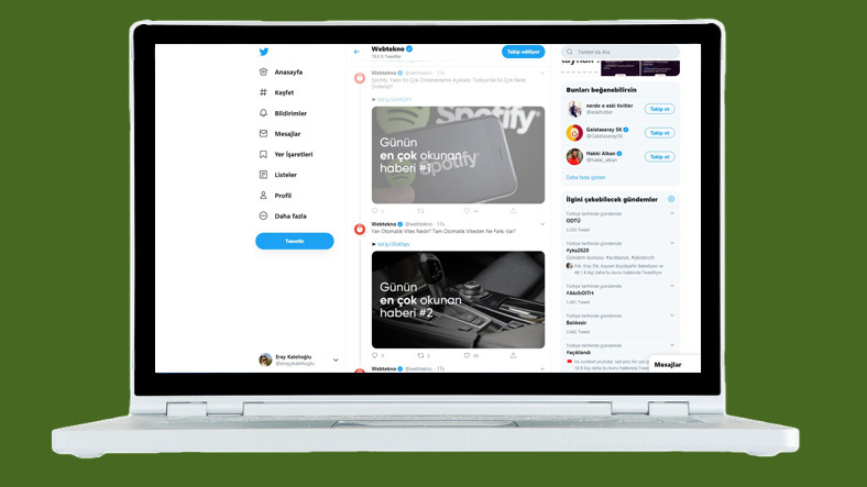Daha Evvel Gördüğünüz Tweetleri Soluklaştıran Eklenti