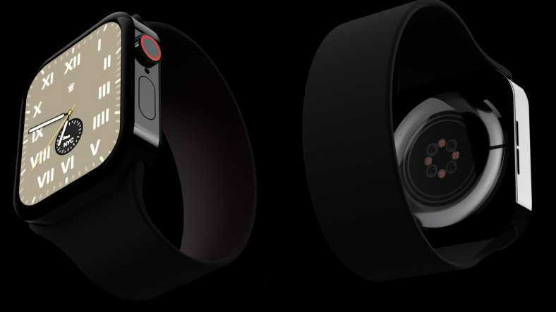 Düz Kenarlı Dizayna Sahip Apple Watch Konsepti