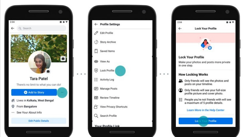 Hint Facebook Kullanıcıları Hesaplarını Kilitleyebilecek