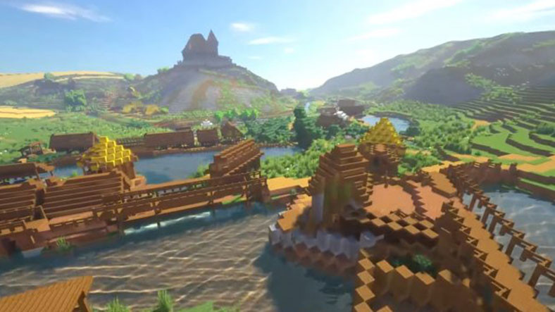 Kingdom Come: Deliverance Minecraft Modunun Tanıtım Görüntüsü