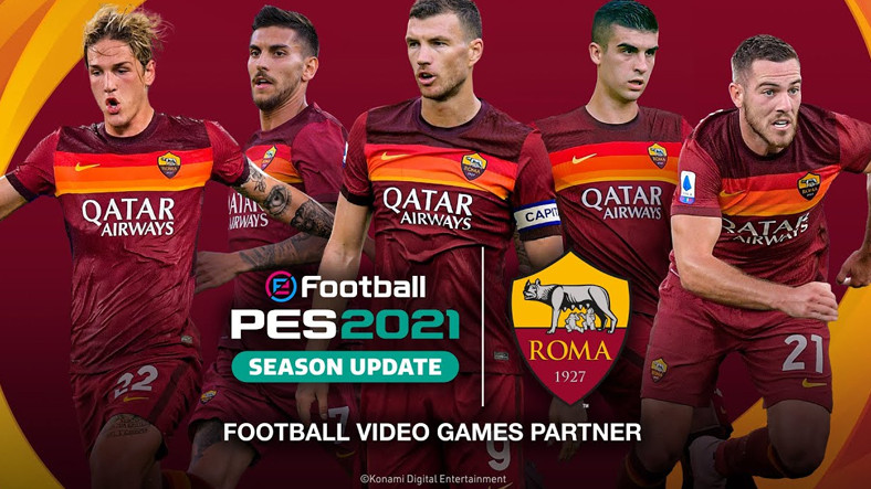 Konami’den eFootball PES 2021 İçin AS Romalı Tanıtım