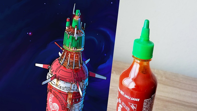 Konuttaki Eşyaları Uzay Gemisine Dönüştüren Dizayncı