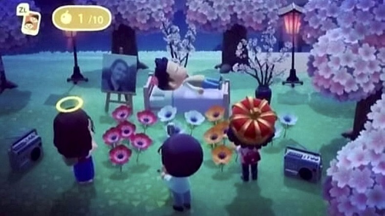 Koronavirüsten Ölen Gence Animal Crossing’de Cenaze Merasimi