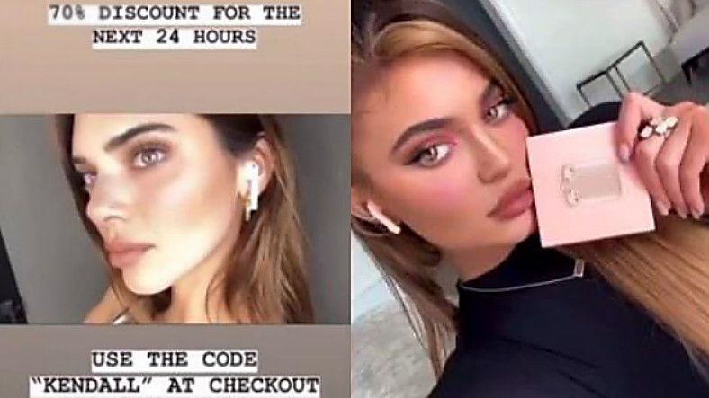 Kylie ve Kendall Jenner Çakma AirPods Reklamı Yapıyor