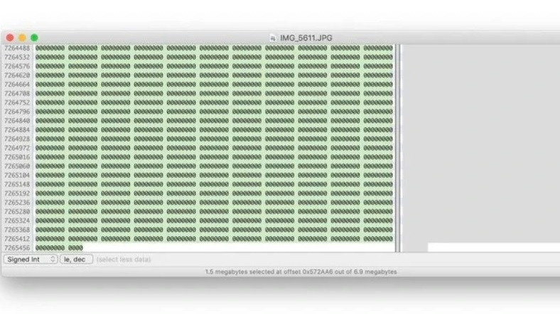 macOS İmaj Yakalama Uygulamasındaki Boş Bilgi Kusuru
