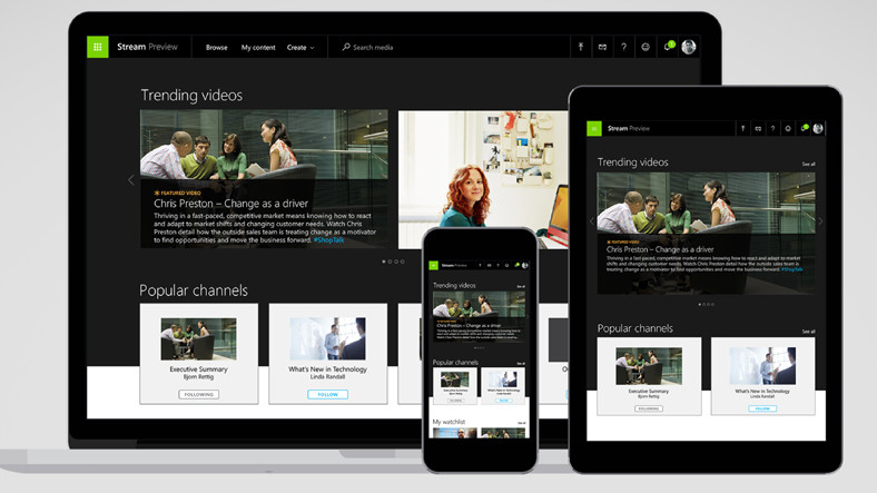 Microsoft, Stream İsimli Kurumsal Hizmetini Yeniledi