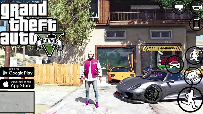 Orijinaliyle Neredeyse Tıpkı Olan Hayran Üretimi GTA 5 Mobile