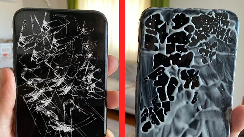 Otomobil Çatlaklarını Gideren Cilayı Kırık Telefonda Denedik