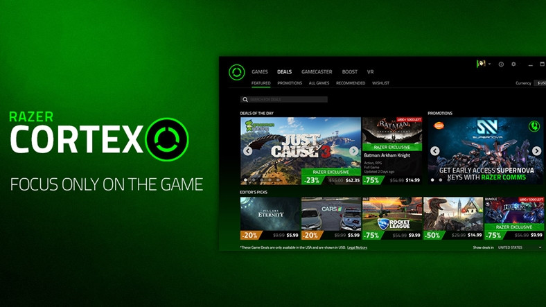 PC Oyun Performansını Artıran Uygulama: Razer Cortex