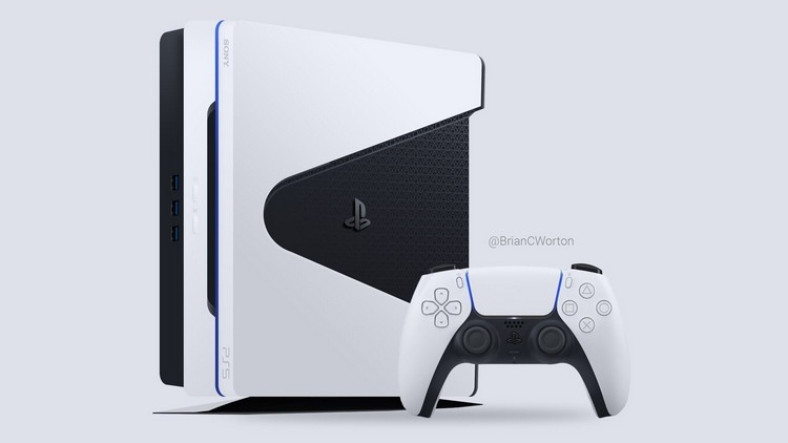 PlayStation Denetim Aygıtını Temel Alan PS5 Konsept Tasarımı