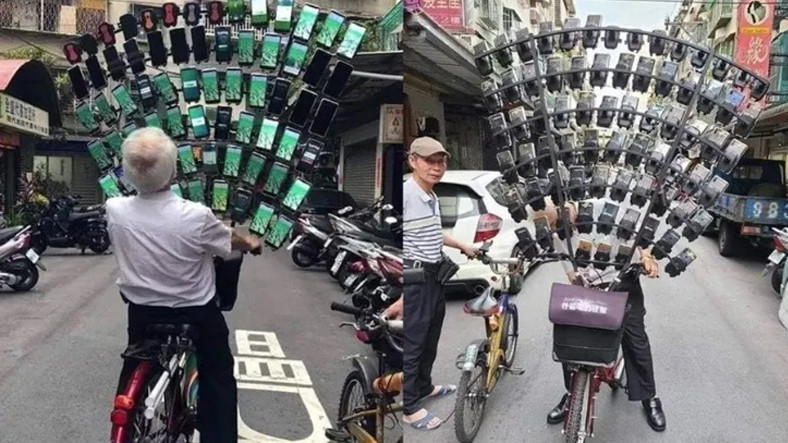 Pokémon GO Oynamak İçin Onlarca Telefon Kullanan Adam