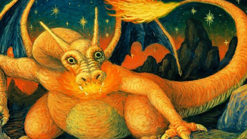 Pokémon Yarışındaki Endişe Dolu Charizard Çizimi