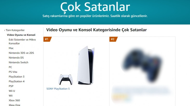 PS5, Amazon Türkiye’de Ön Siparişe Açılır Açılmaz Tükendi