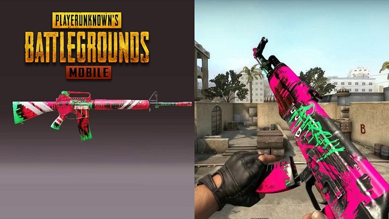 PUBG Mobile, CS:GO’daki Bir Silah Kaplamasını Kopyaladı