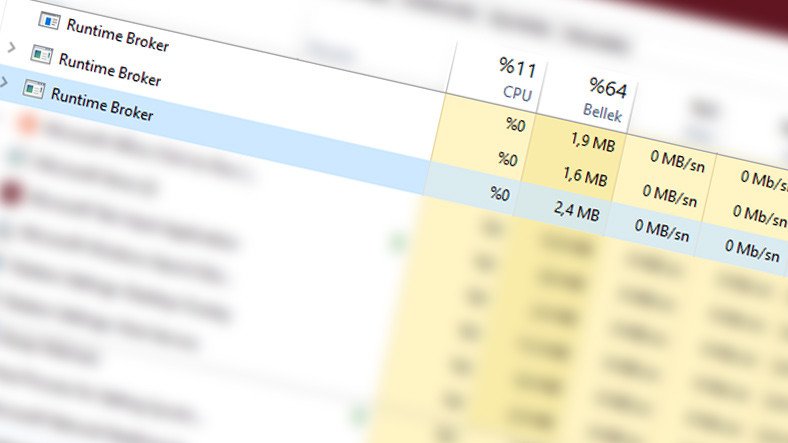 Runtime Broker Nedir, Virüs Olabilir mi?