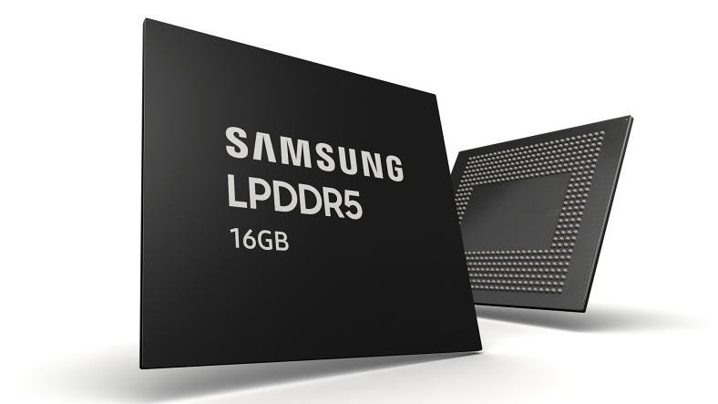 Samsung, 16 GB LPDDR5 DRAM’lerin Üretimine Başladı