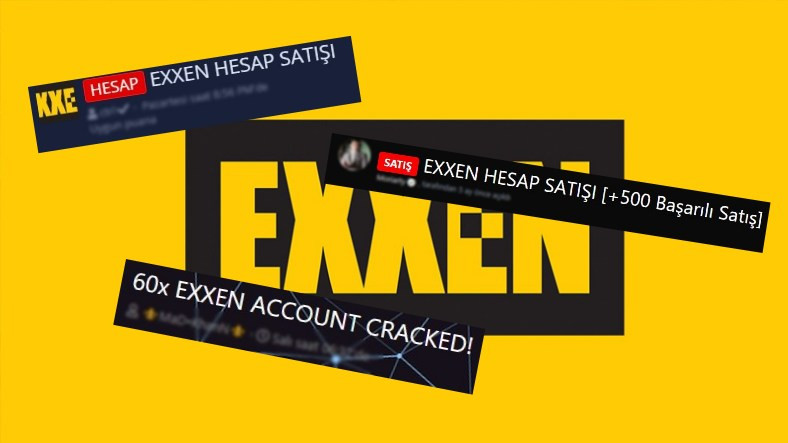 Sav: Çalınan Exxen Hesapları Satışa Çıkarıldı
