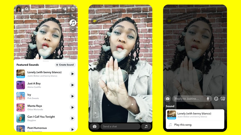 Snapchat, ‘Sounds on Snapchat’ Özelliğini Yayınladı