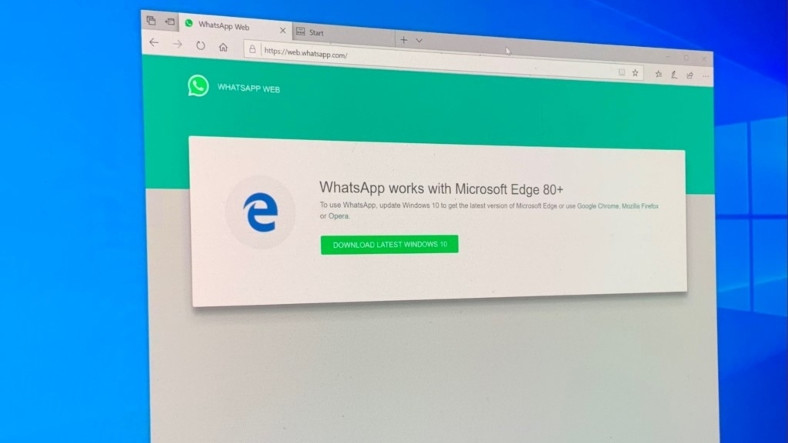 WhatsApp Web, Microsoft Edge Legacy Modunu Engelliyor