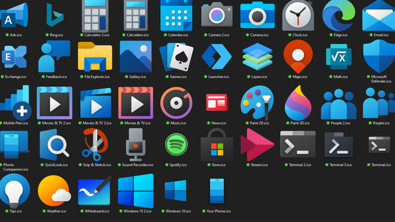 Windows 10 İçin Oluşturulan Etkileyici Simge Paketi [İndir]
