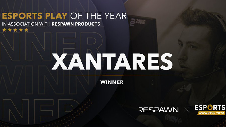 XANTARES, Esports Awards 2020’de Ödül Kazandı