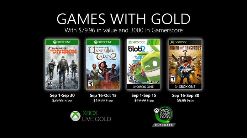 Xbox Live Gold Fiyatsız Eylül Ayı Oyunları Erişime Açıldı