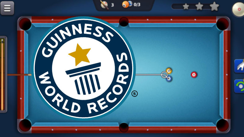 8 Ball Pool, Guinness Rekolar Kitabı’na Girdi