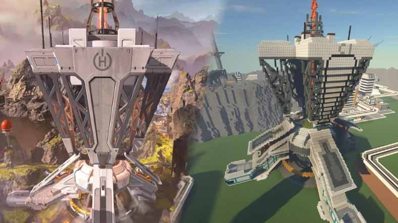 Apex Legends Haritası, Minecraft’ta Tekrar İnşa edildi