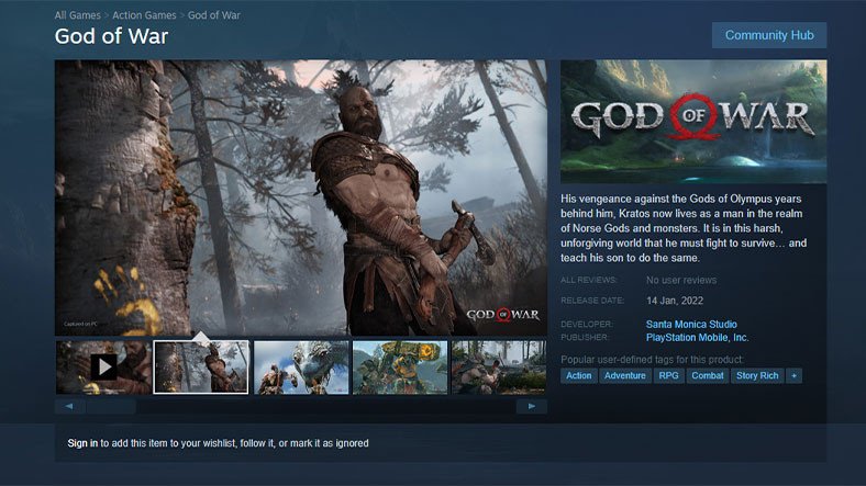 Beklenen Oldu: God of War, Steam’de Ön Siparişe Açıldı
