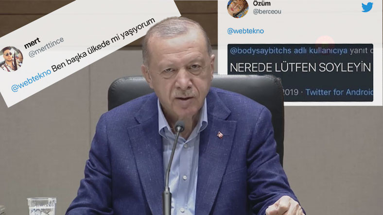 Cumhurbaşkanının Yurt Açıklamasına Gelen Reaksiyonlar