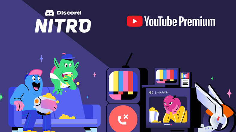 Discord Nitro Abonelerine 3 Ay Fiyatsız YouTube Premium