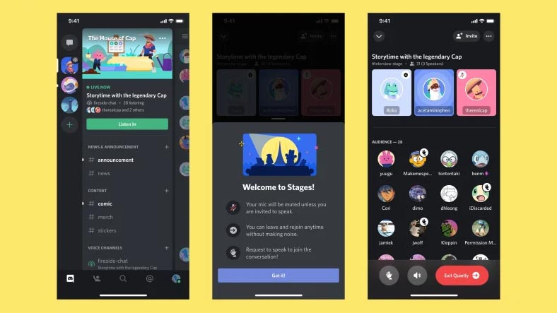 Discord’un Clubhouse Gibisi Özelliği Kullanıma Sunuldu
