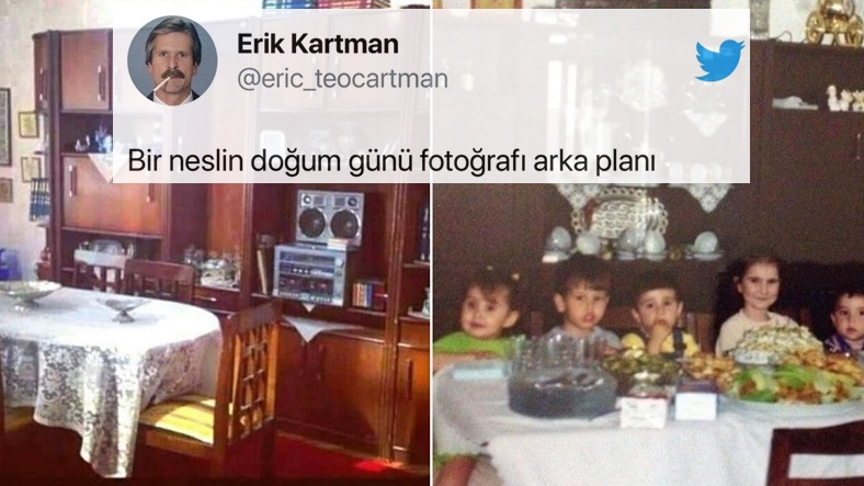 Doksanlı Yıllarda Çekilmiş Doğum Günü Fotoğrafları